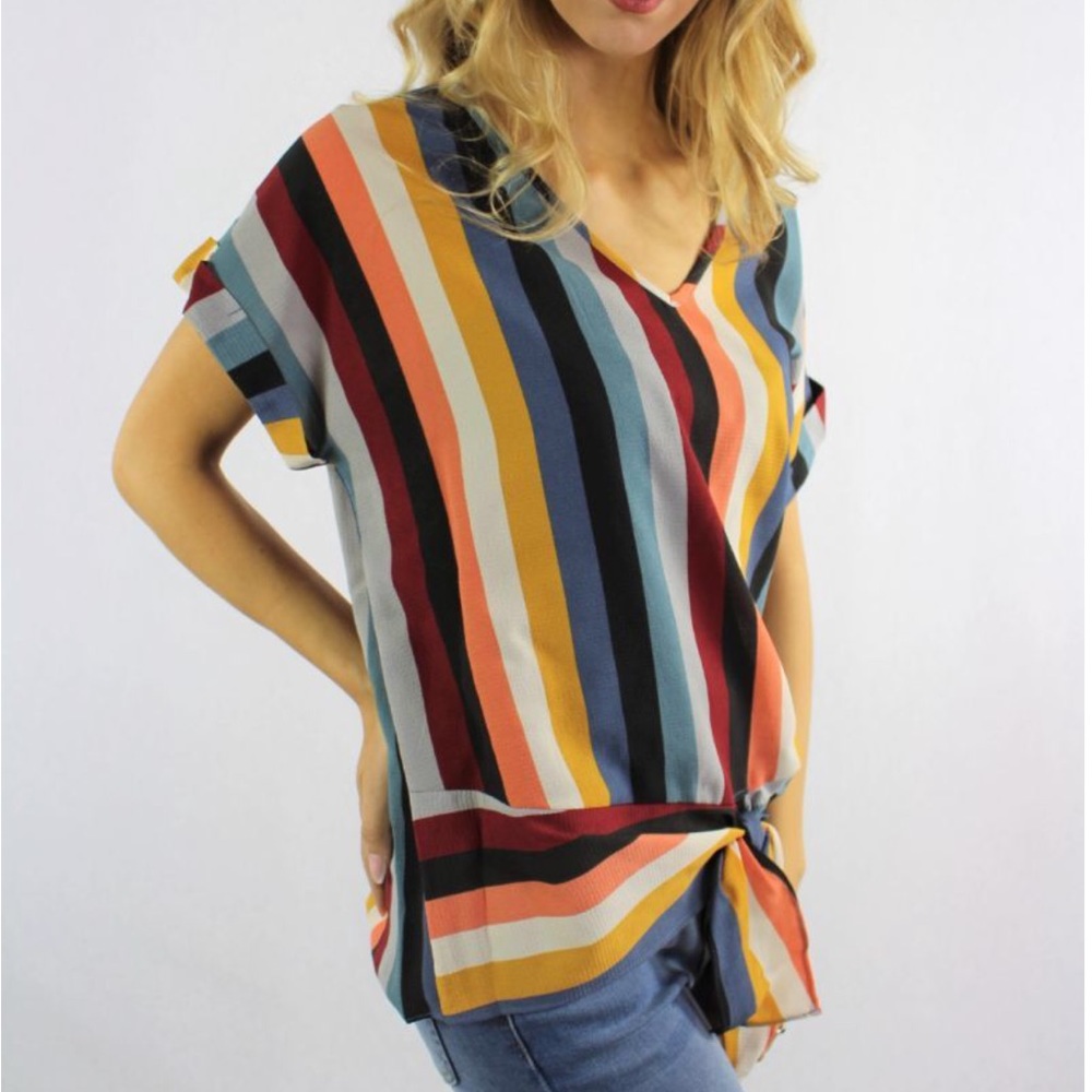 NWT! Sixty Stripes Top - Picture 2 of 9